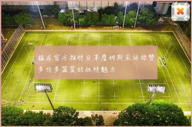猛龙官方推特分享詹姆斯采访称赞多伦多篮筐的独特魅力